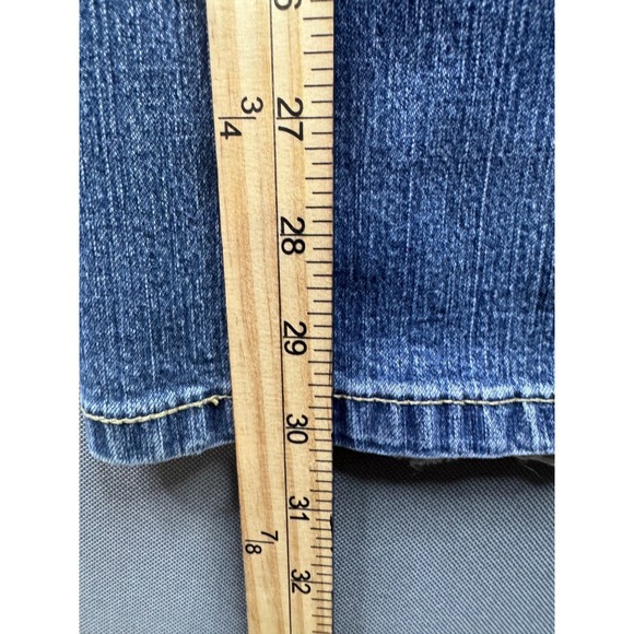 Signature by Levi Strauss Low Rise Bootcut Jeans Blue Medium Wash Womens 14M - Picture 7 of 10